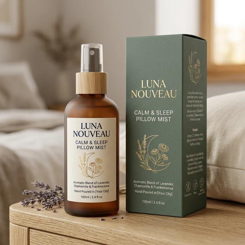 Custom Pillow Spray Packaging