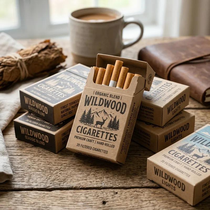 Custom cigarette packaging — Custom Kraft Cigarette Boxes