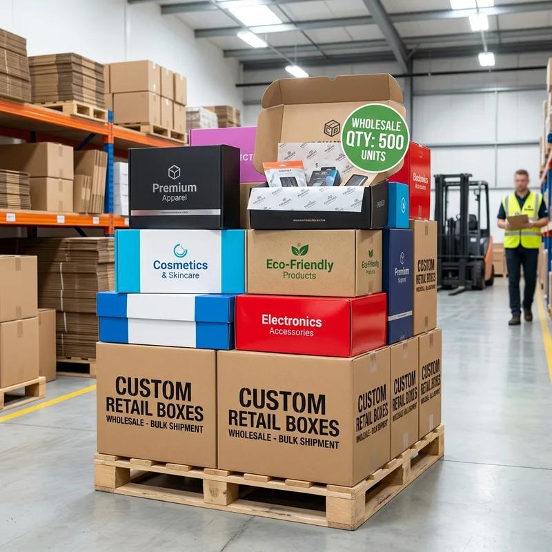 Custom Retail Boxes Wholesale