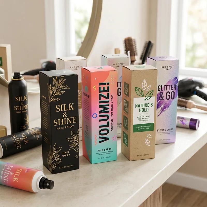 Custom Hair Spray Boxes