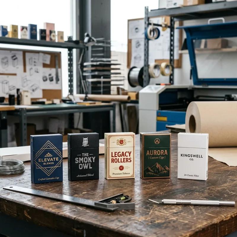 Custom cigarette packaging — Custom Flip-top Cigarette Boxes