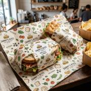Personalized Sandwich Wrapping Paper thumbnail 1