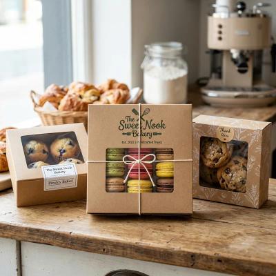 Custom Small Bakery Boxes with Window