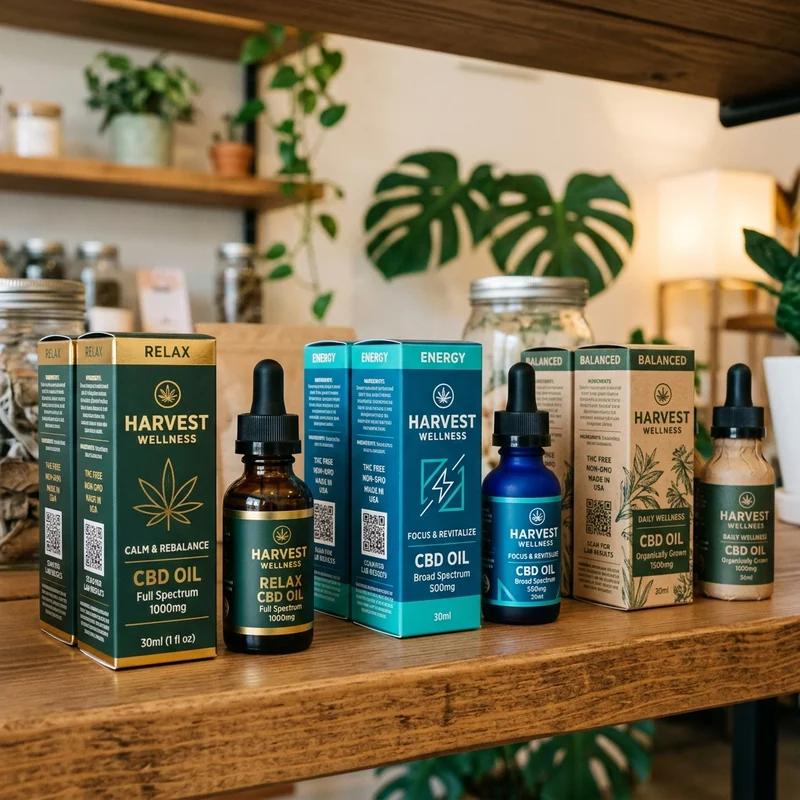 Custom CBD Oil Boxes