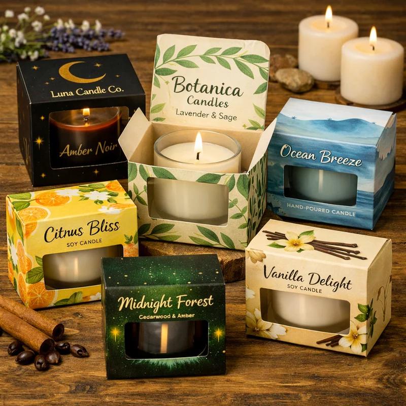 Custom Window Candle Boxes