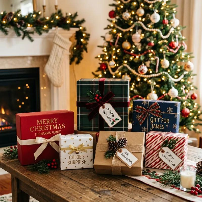 Custom Christmas Gift Boxes Wholesale thumbnail 2