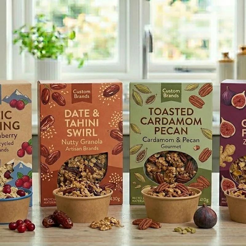 Custom cereal packaging — Custom Kraft Cereal Boxes