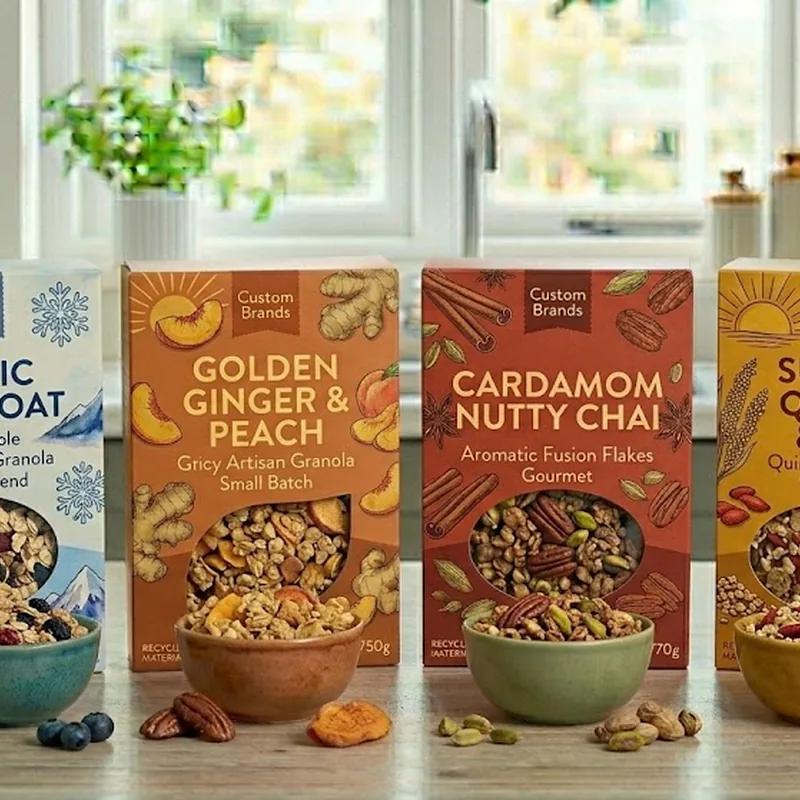 Custom cereal packaging — Custom Large Cereal Boxes