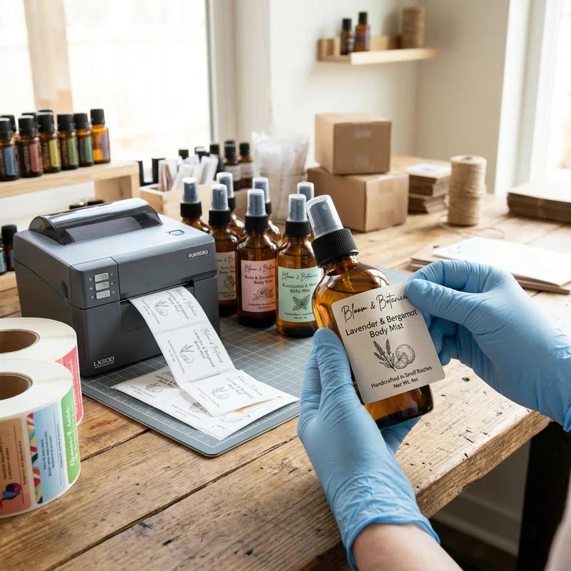 Custom Body Mists Labels Printing thumbnail 4