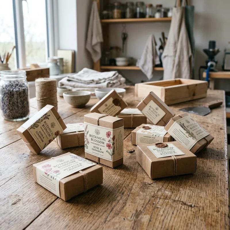 Custom soap packaging — Handmade Soap Packaging