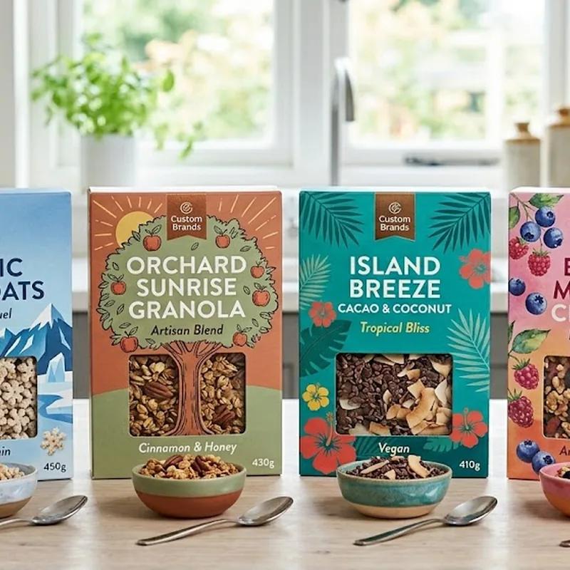 Custom Cereal Packaging Boxes