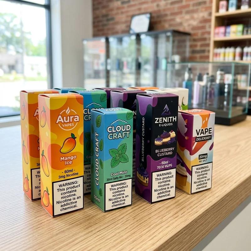 Vape Juice Packaging Boxes