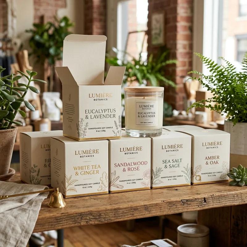 Candle Retail Packaging Boxes