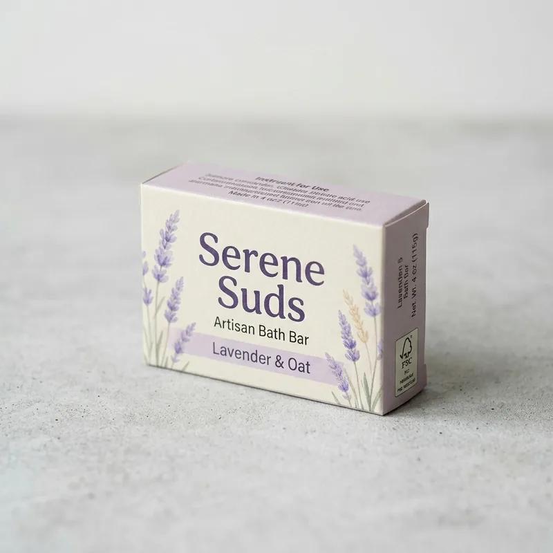 Custom soap packaging — Retail Bath Bar Packaging
