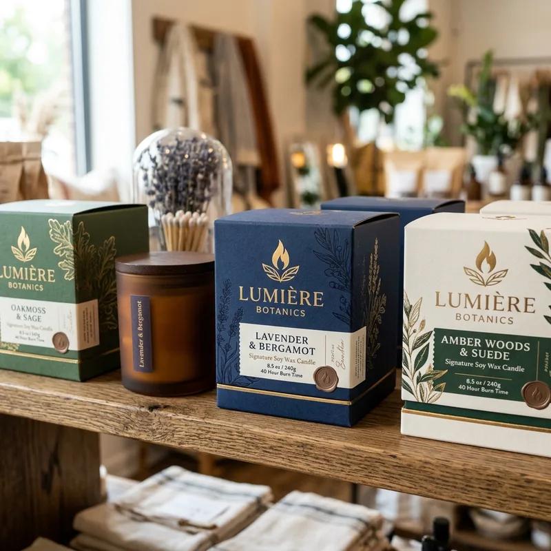 Candle Retail Packaging Boxes thumbnail 4