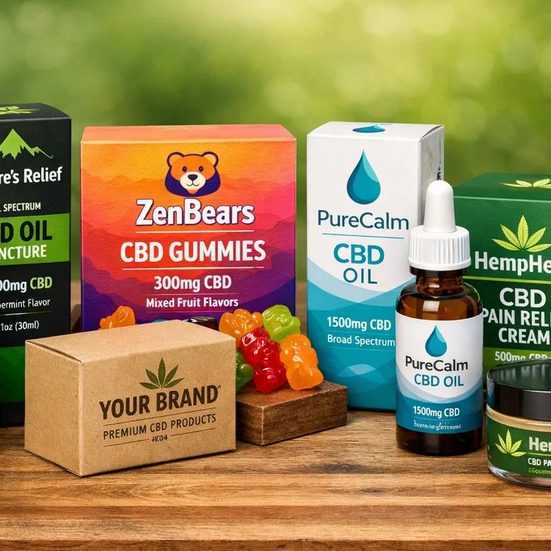Custom CBD Tincture Boxes