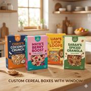 Custom Cereal Boxes with Window thumbnail 1