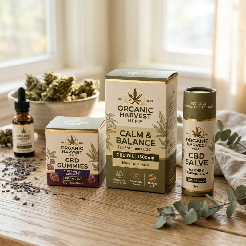 Custom CBD Hemp Boxes thumbnail 4