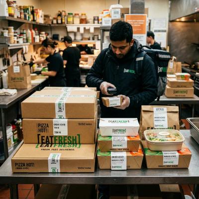Food Delivery Packaging Boxes