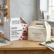 Custom Cake Boxes with Handle thumbnail 2