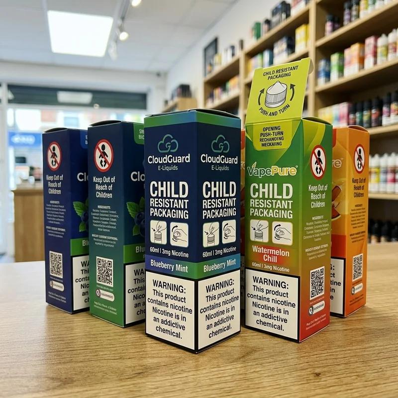 Child Resistant E Liquid Boxes thumbnail 4