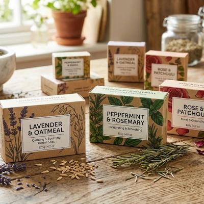 Herbal Soap Containers