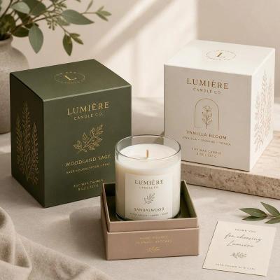 Custom Candle Packaging Boxes