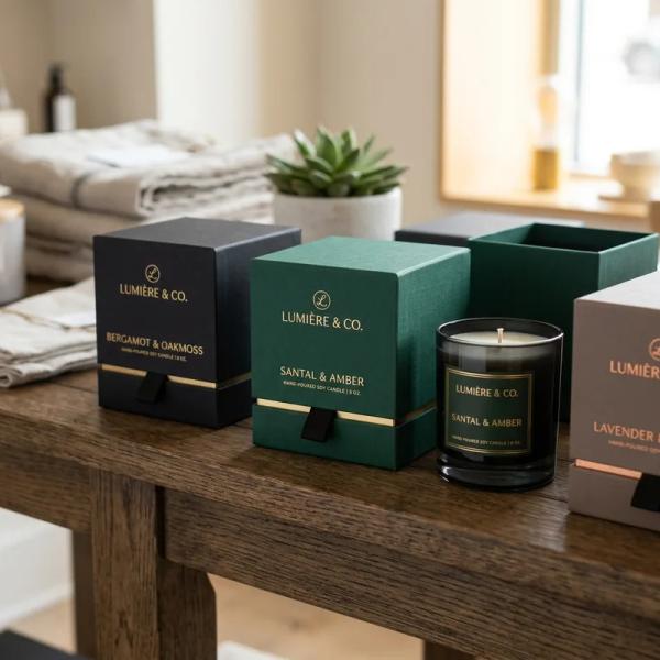Custom Luxury Candle Boxes