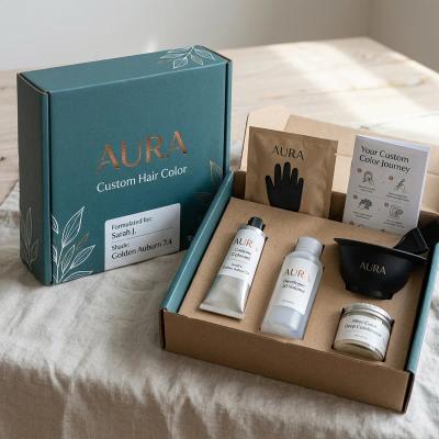 Custom Hair Color Packaging