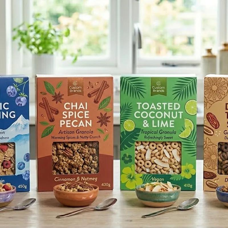 Custom cereal packaging — Custom Cereal Retail Boxes