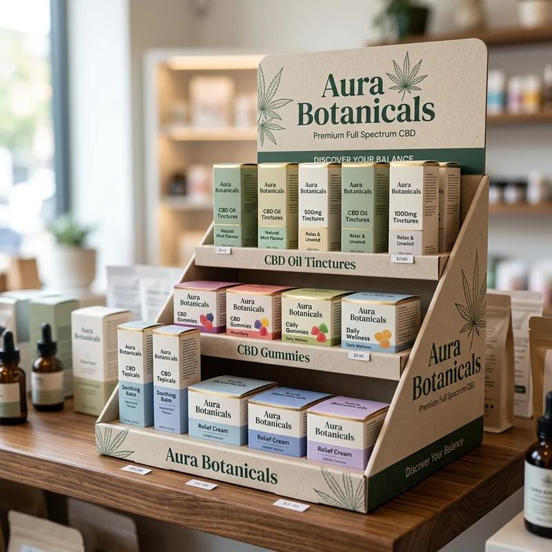 Custom CBD Display Boxes thumbnail 2