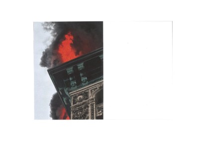 cries, smoke and flames.