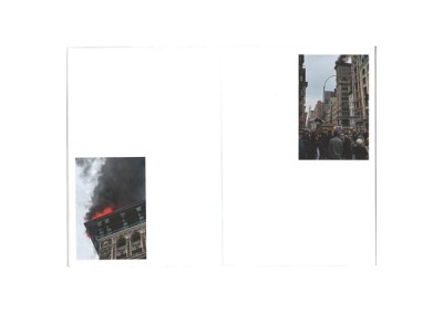 cries, smoke and flames.