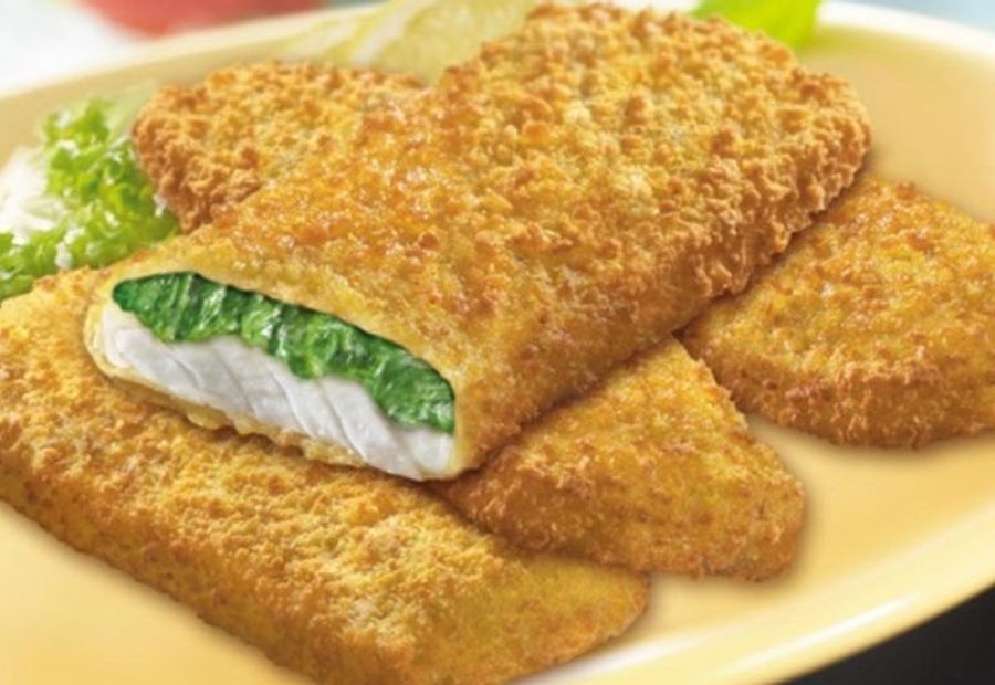 Croccole di Merluzzo Spinaci e Mozzarella