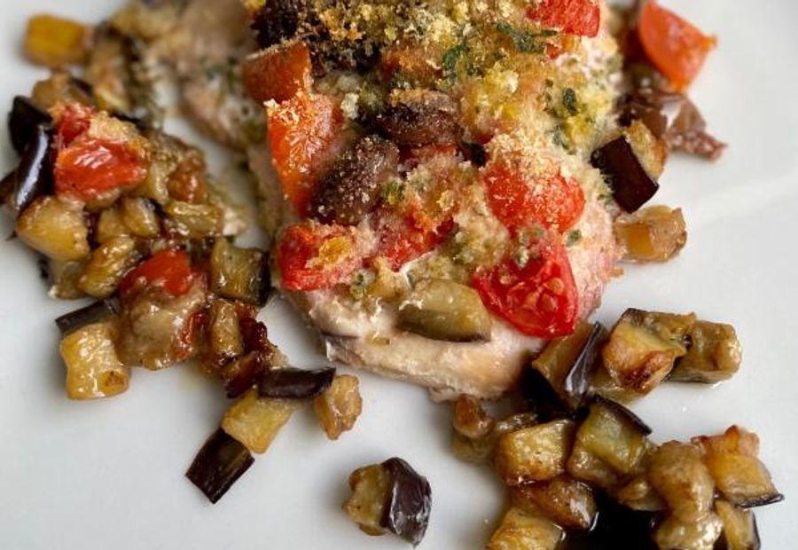 Condimento Pesce Spada Pomodoro e Melanzane