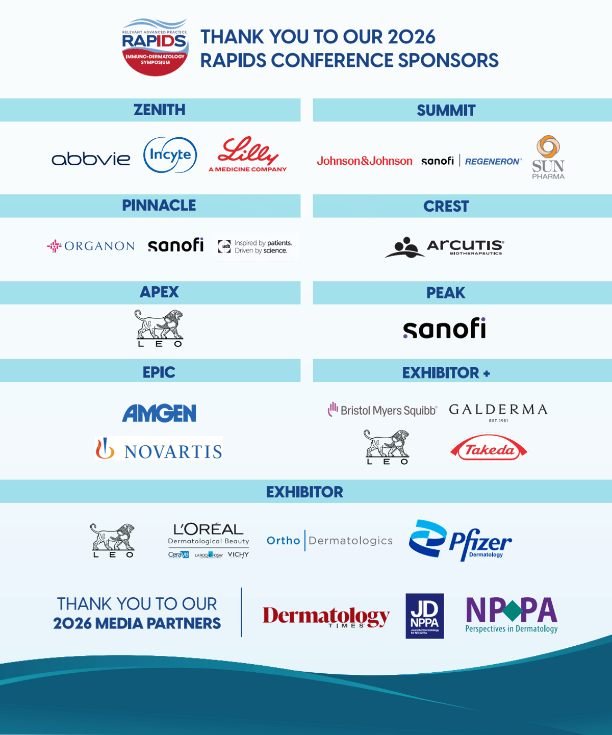 2026 RAPIDS Sponsors & Exhibitors