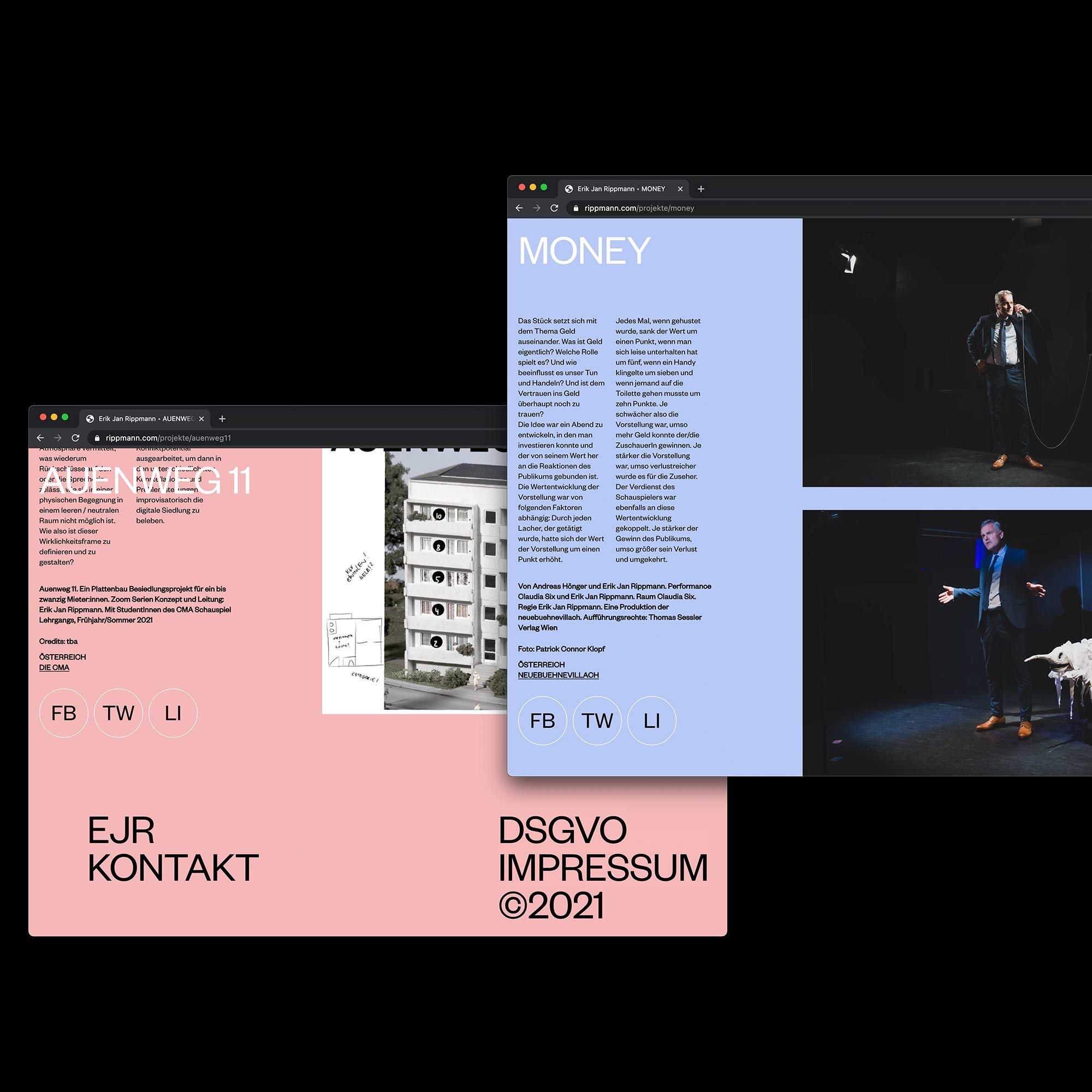 Erik Jan Rippmann Website Design