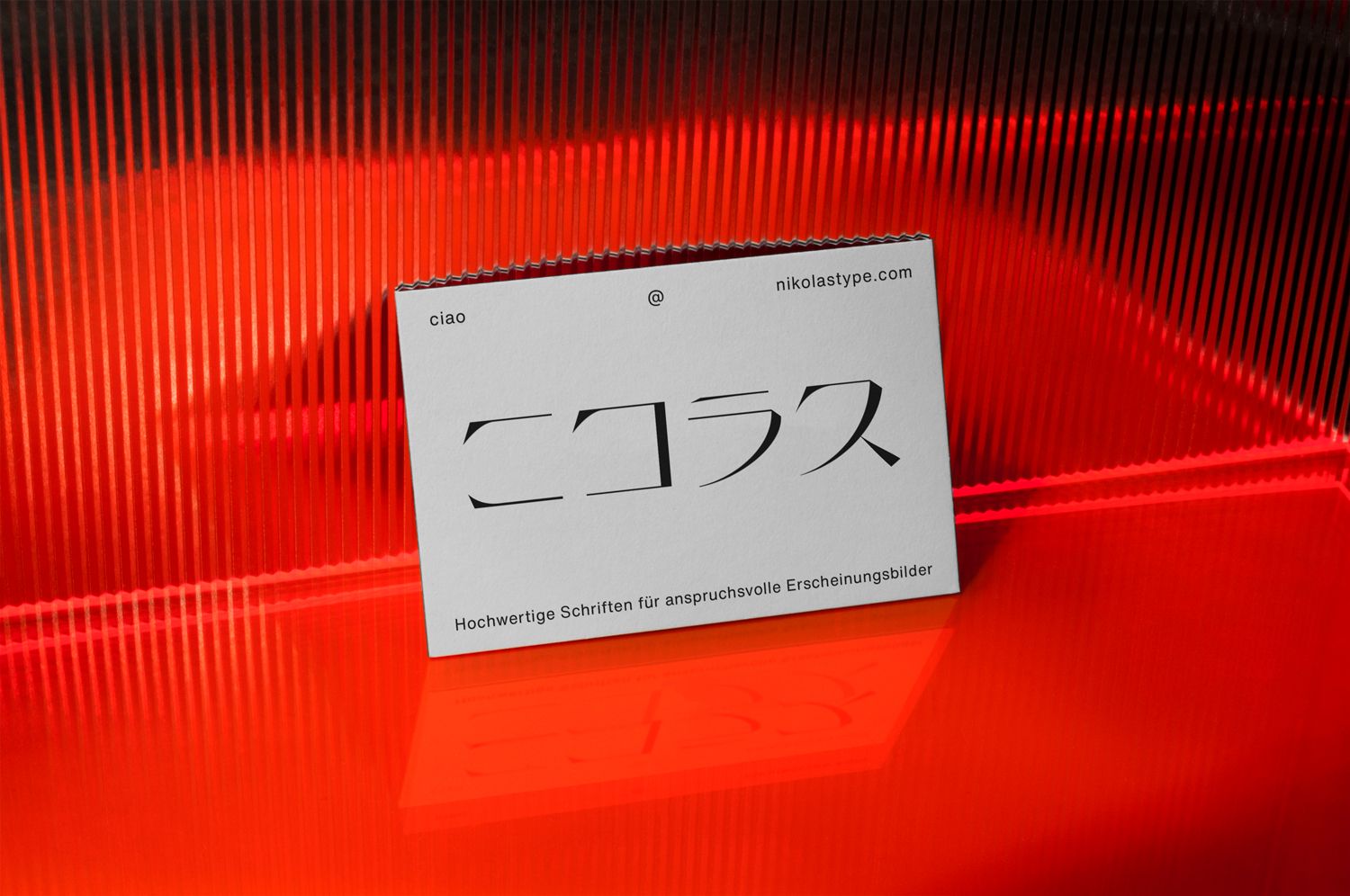 Nikolastype KANA japanese typeface