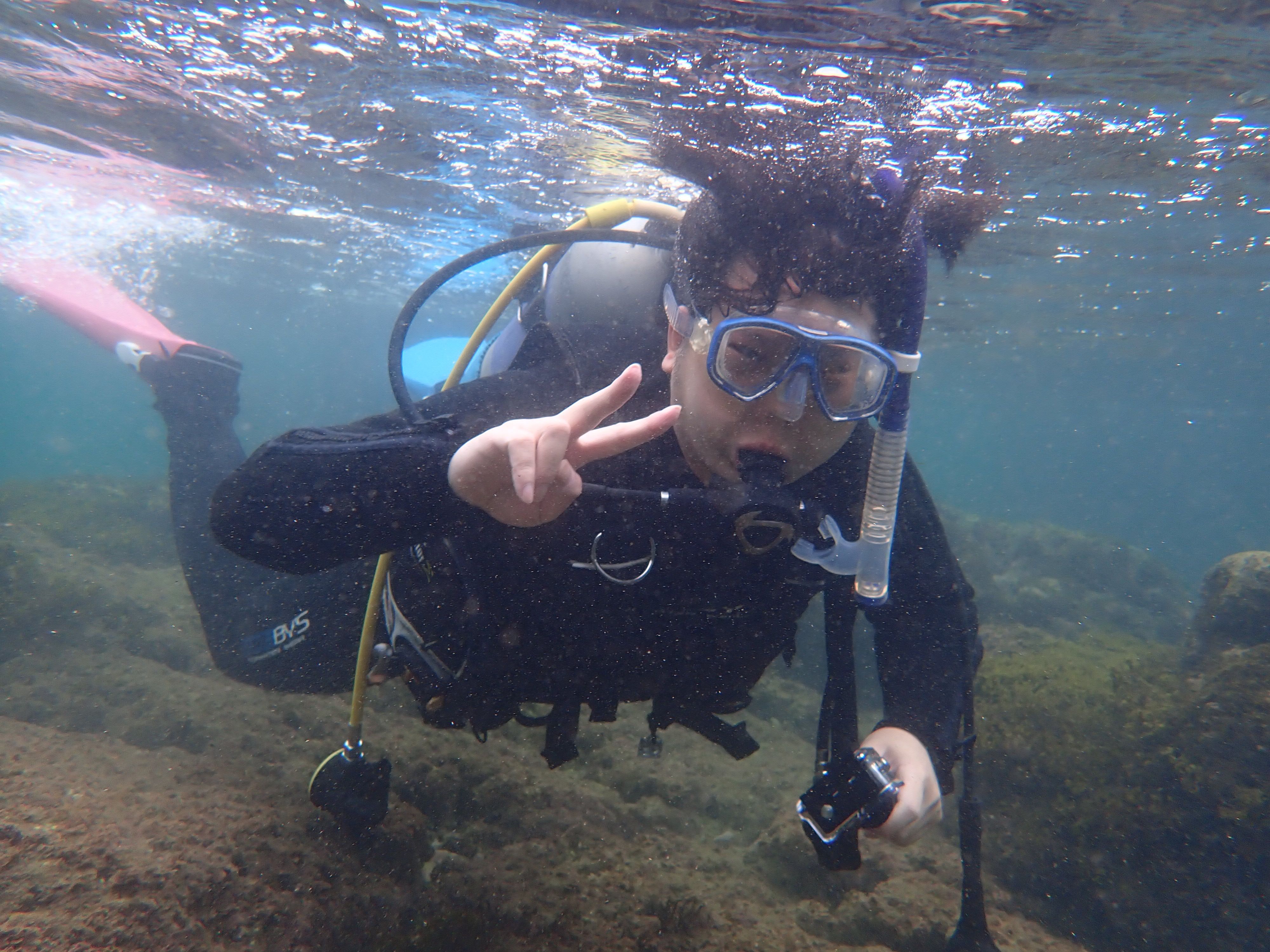 次の夢はモルディブへ！慶良間帰りのKさんと挑む、三浦AOW講習！