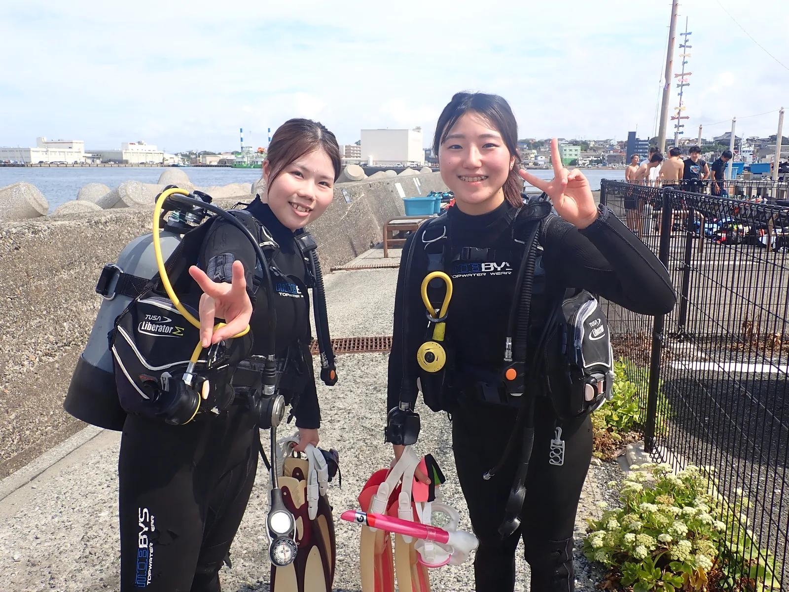 水温25度・透明度8mの三浦——城ヶ島でファンダイビングと体験ダイビングの一日
