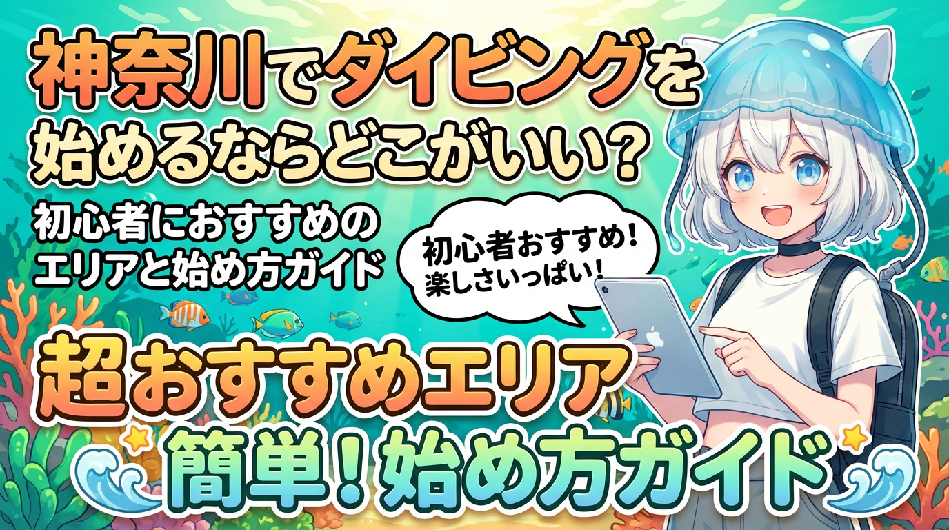 神奈川でダイビングを始めるならどこがいい？初心者におすすめのエリアと始め方ガイド
