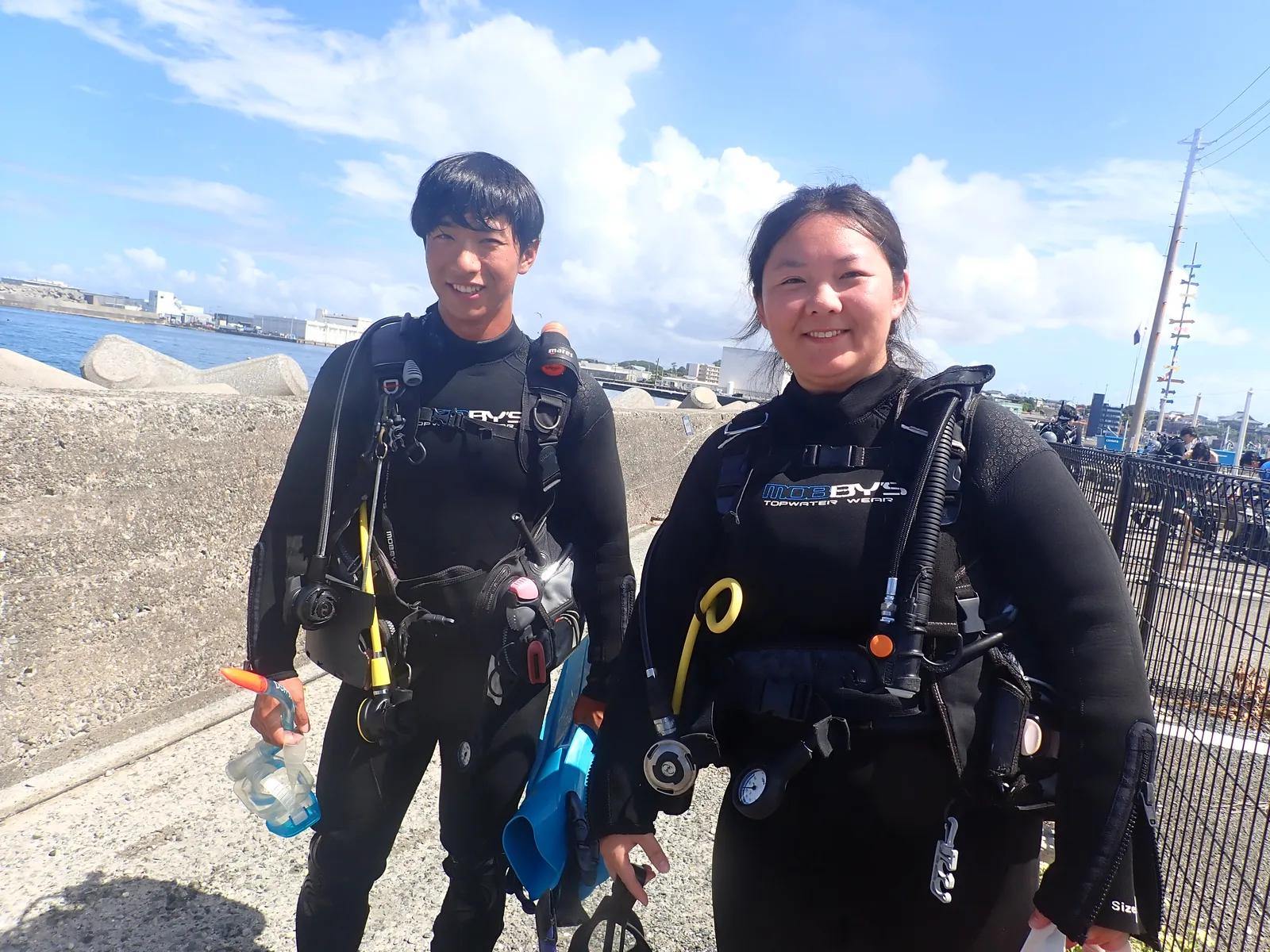 うねりの入った城ヶ島でOWD講習とアドバンス講習——三浦のダイビングでミノカサゴに会えた日