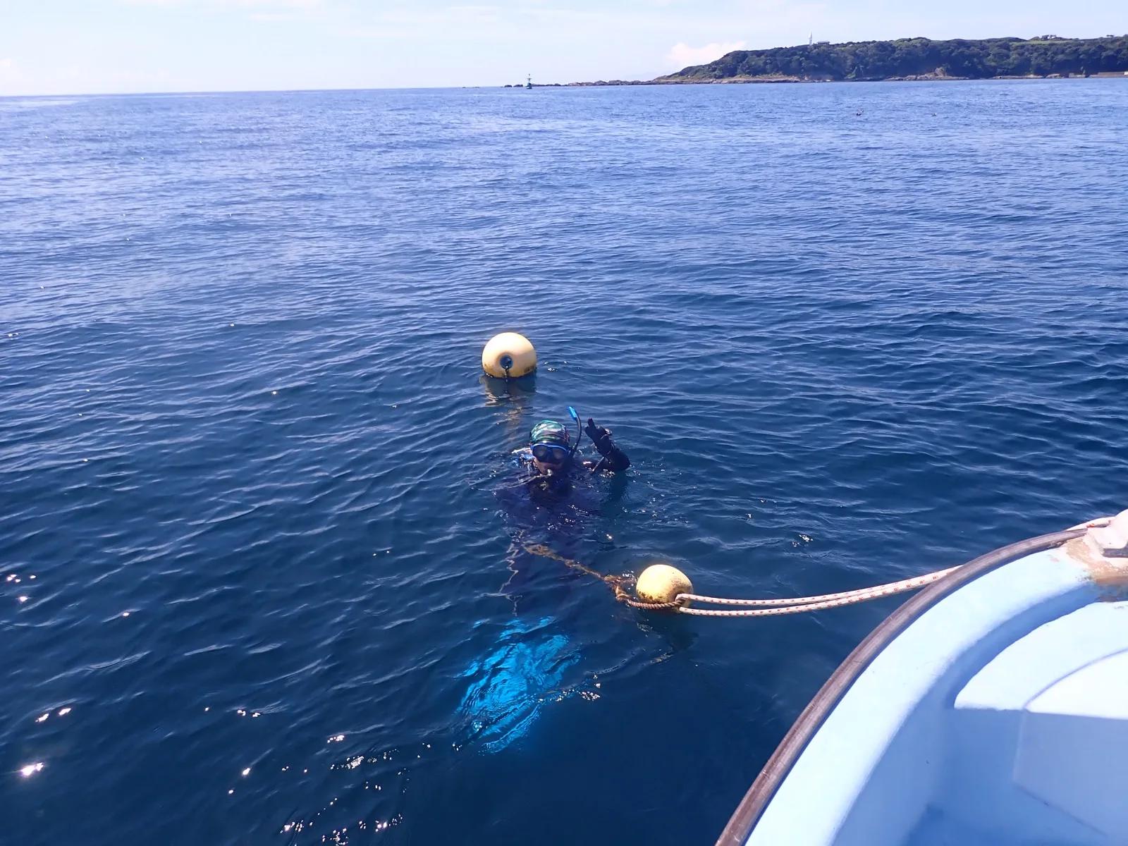 ひたすら浮力コントロール練習の一日——三浦・宮川湾ボートダイビングログ