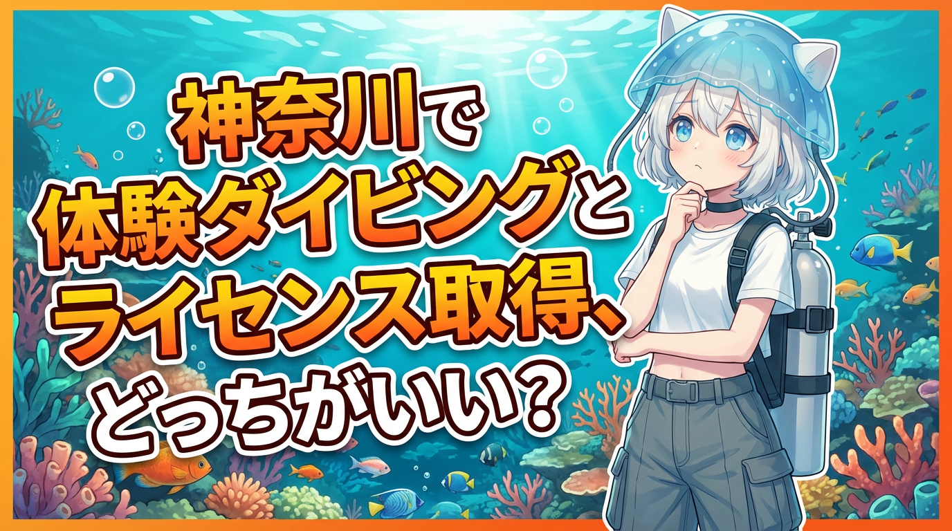 神奈川で体験ダイビングとライセンス取得、どっちがいい？現役インストラクターが本音で比較