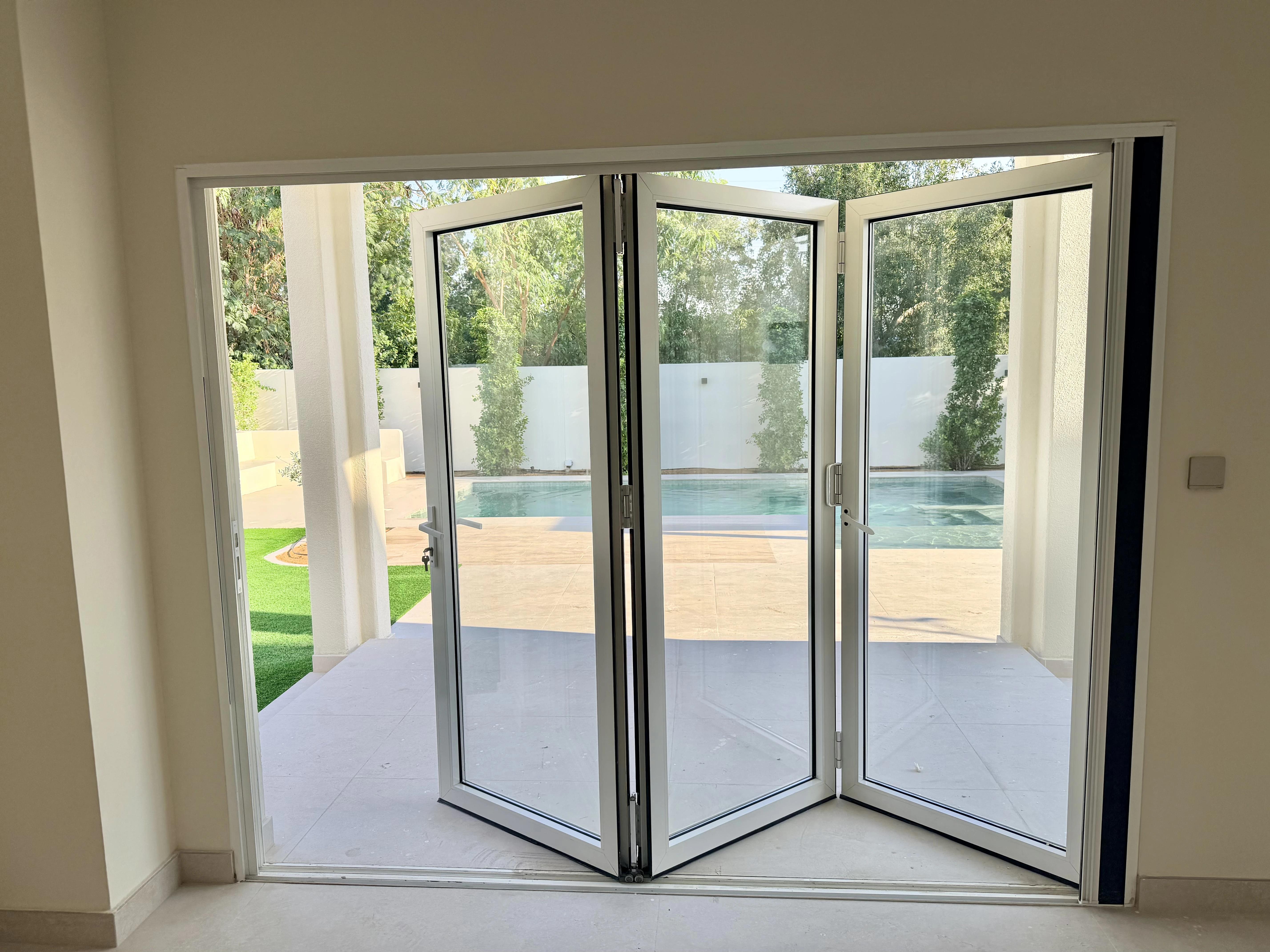 Aluminium Bi-Folding Doors in Dubai