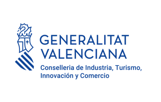 Logotipo de la Generalitat Valenciana – Conselleria de Industria, Turismo, Innovación y Comercio
