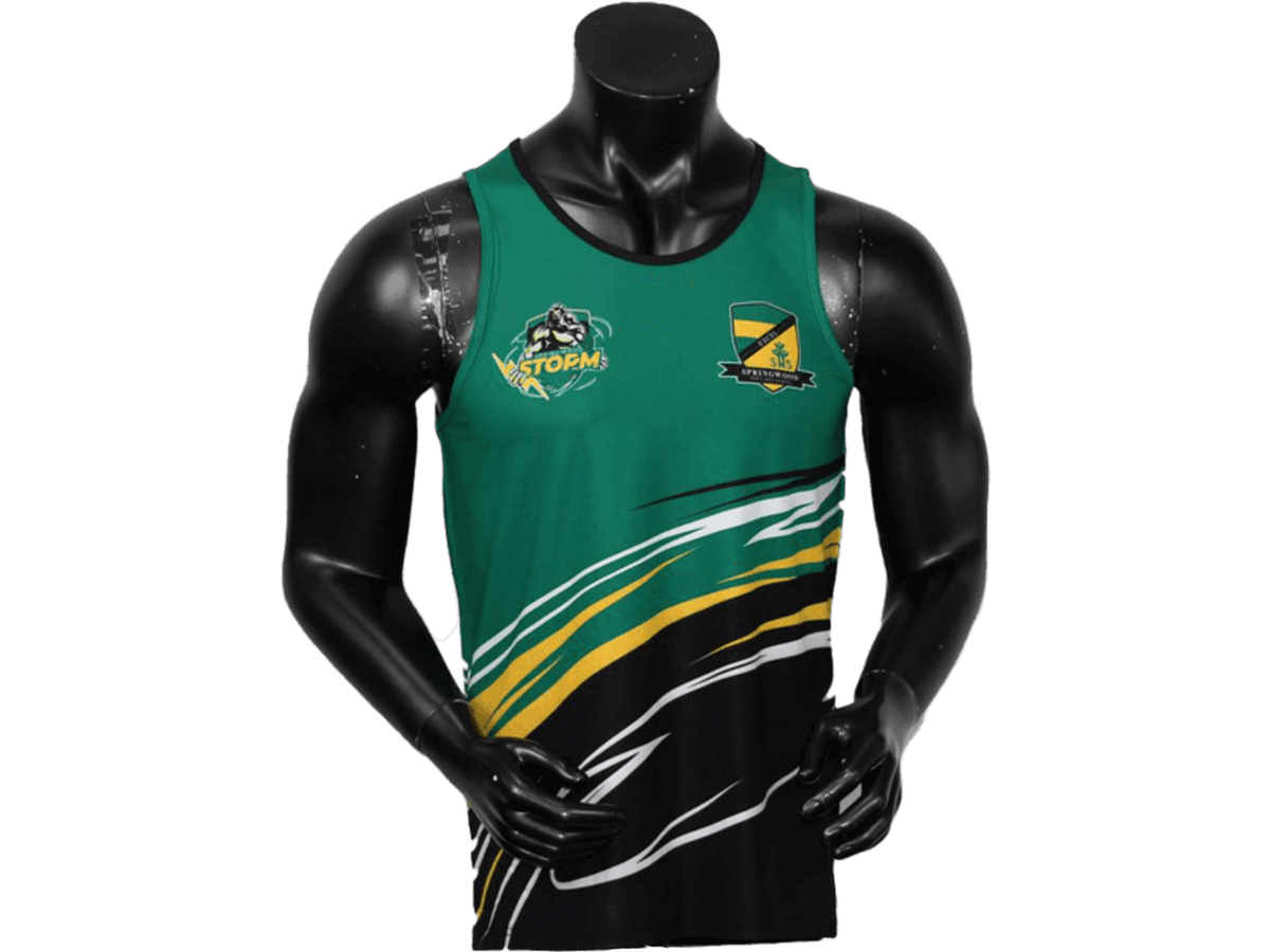 Custom School Training Singlet