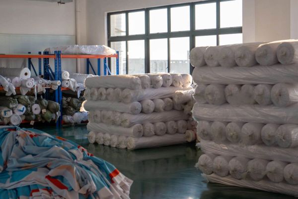 fabric materials in factory