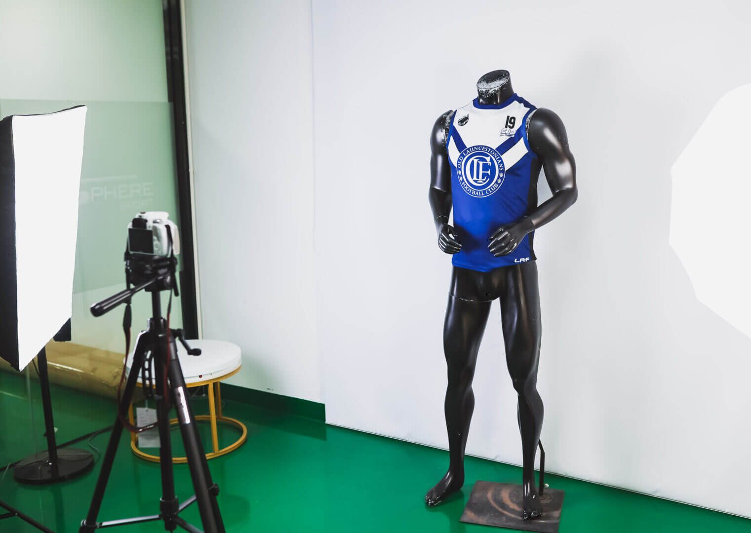 AFL uniform photo shoot