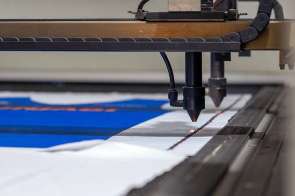 custom apparel cutting process